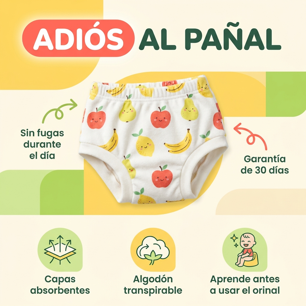 Floriae — Ropa interior de aprendizaje reutilizable
