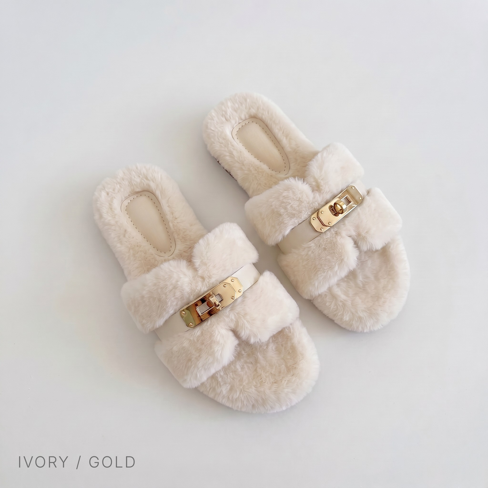 Premium Orla Shearling Slide Sandals for Ultimate Comfort