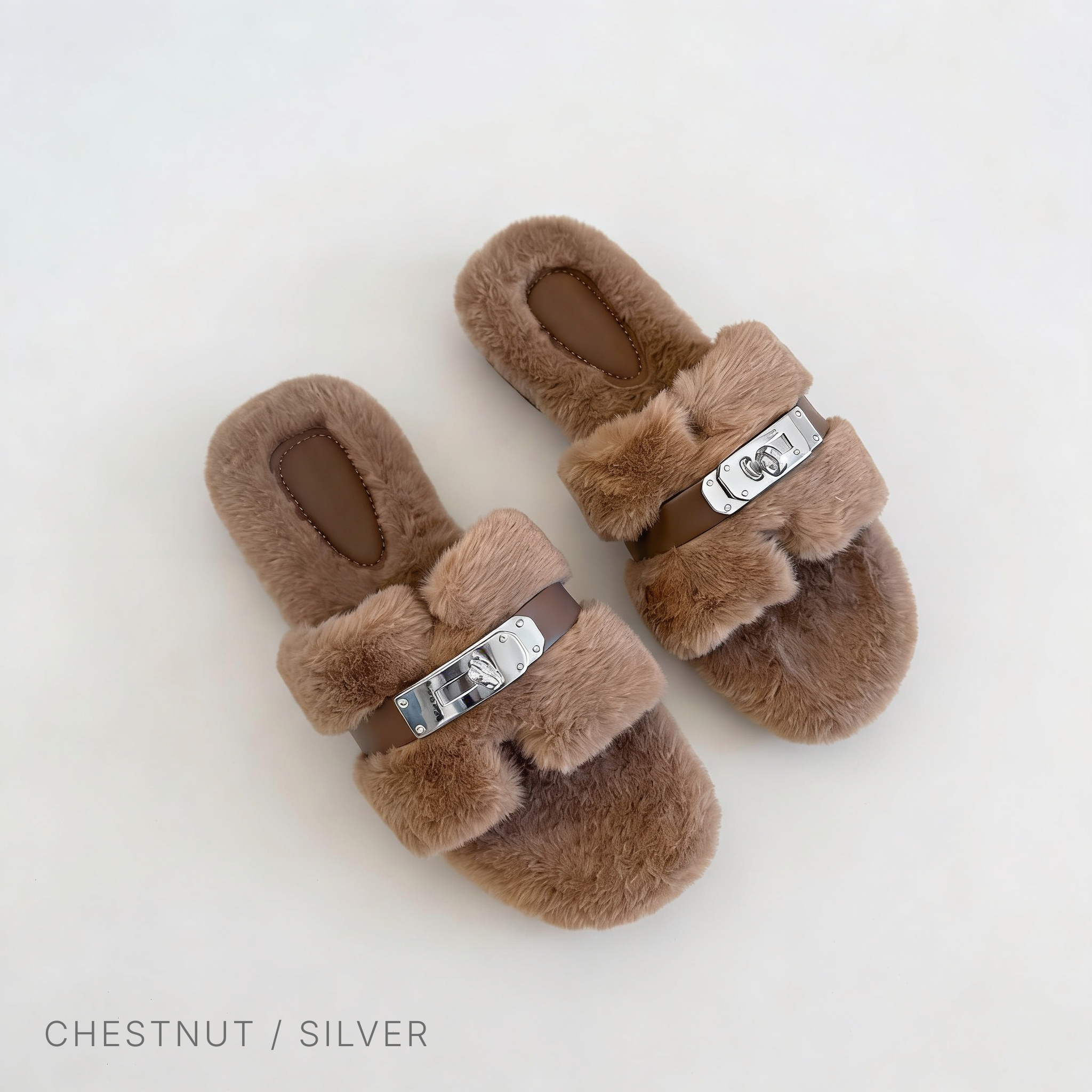 Premium Orla Shearling Slide Sandals for Ultimate Comfort