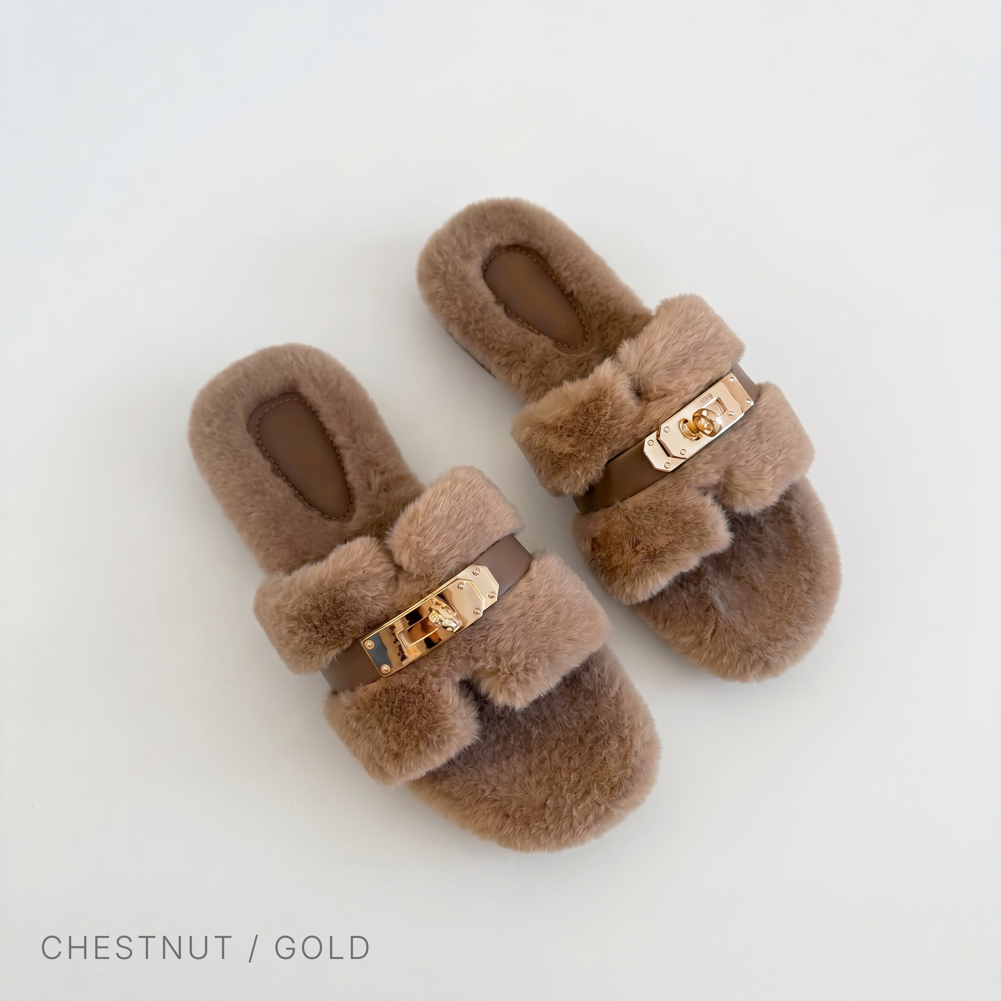 Premium Orla Shearling Slide Sandals for Ultimate Comfort